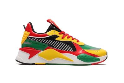 Atmos Puma Rs X Yellow Red Green Lateral Side Shot