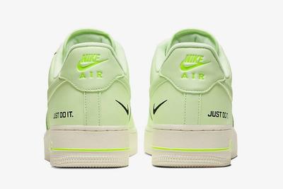 Nike Air Force 1 Low Neon Yellow Ct2541 700 Heel