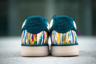 Liberty London Nike Air Force One Downtown Midnight Turquoise 4