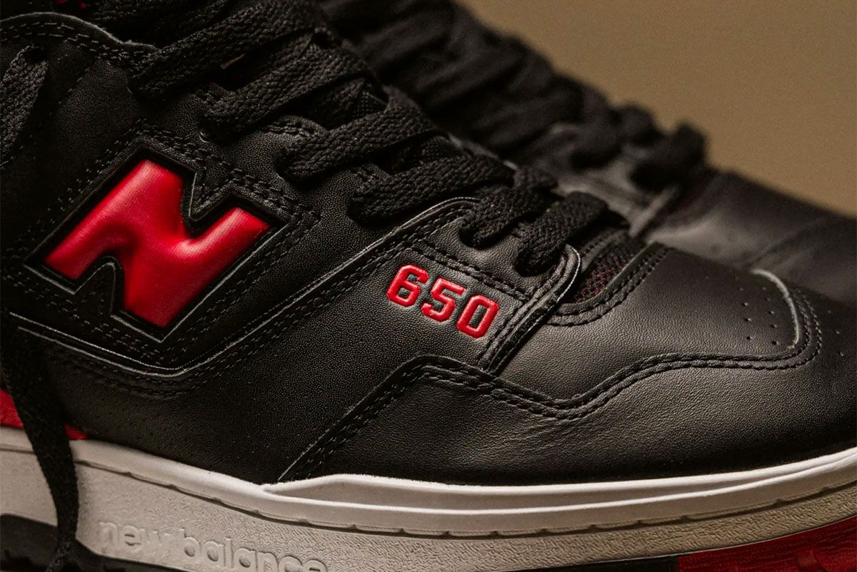 Tread in the Black and Red New Balance 650 - Sneaker Freaker