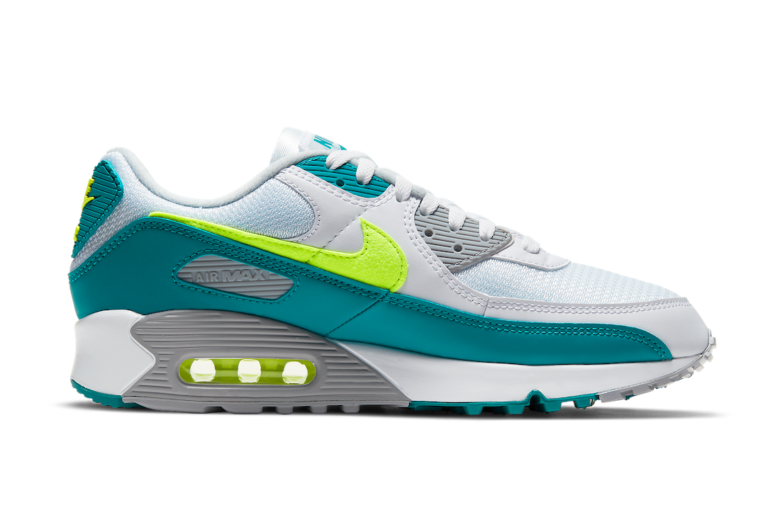 Air Max 90 'Spruce Lime' - Sneaker Freaker