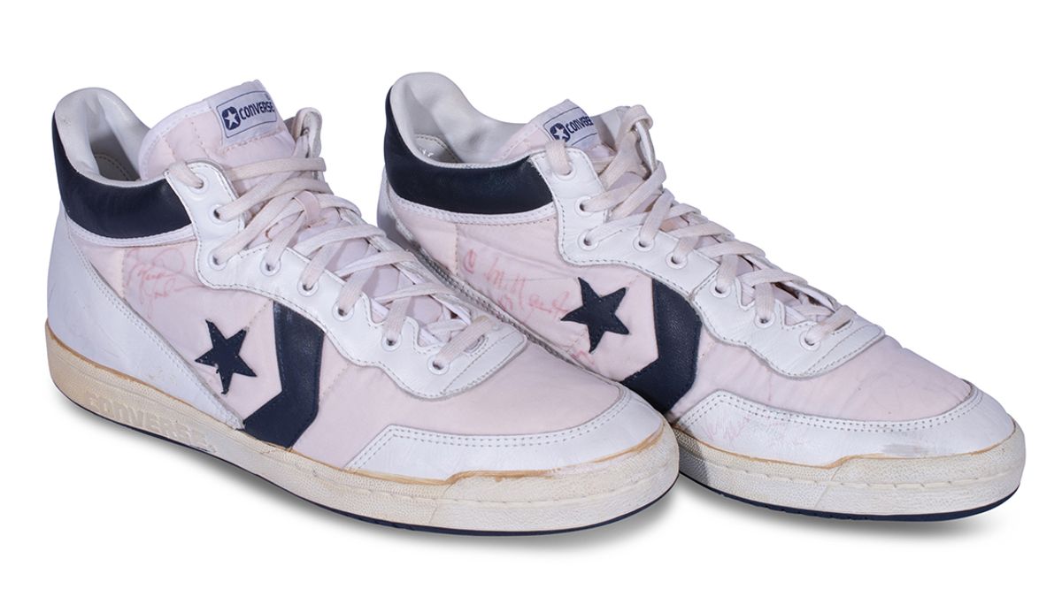 Mark down wrestling Travel agency Michael Jordan's Converse Fastbreak From the 1984 Olympic Trials Is Up For  Auction - Sneaker Freaker
