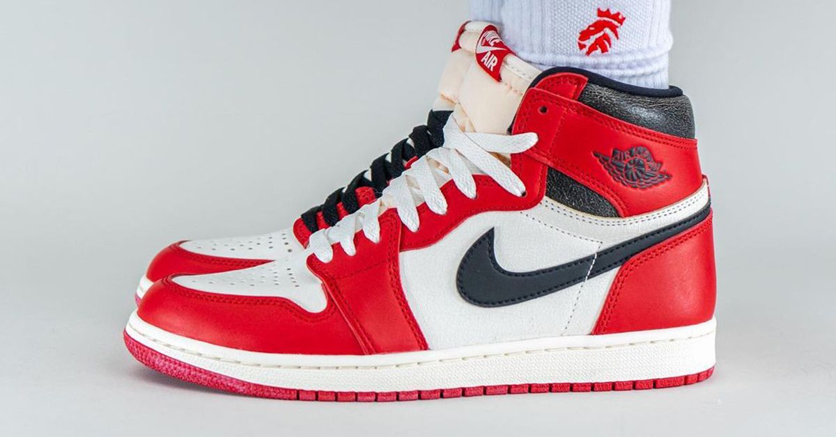 On Foot Look Air Jordan 1 ‘chicago Reimagined Aka ‘lost And Found