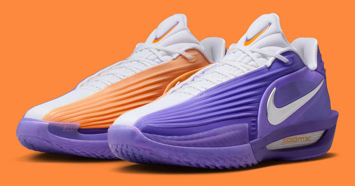 シューズ(男性用) NIKE AIR ZOOM G.T. CUT 3 TURBO EP 'SUNS' The Phoenix Sun's Zoom GT Cut 3 Turbo Has a Split Personality