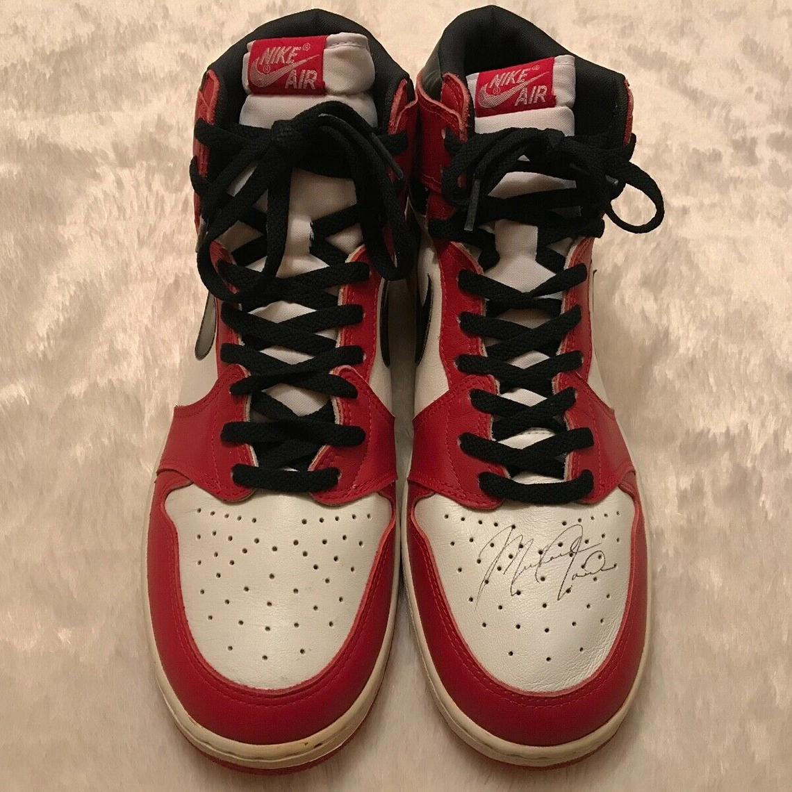 Air Jordan 1s Signed by Michael Jordan Listed on  for $1