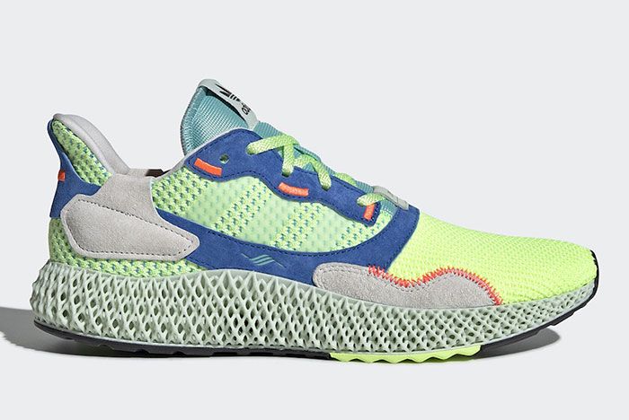 Adidas Zx 4000 4 D Easy Mint Ef9623 Lateral