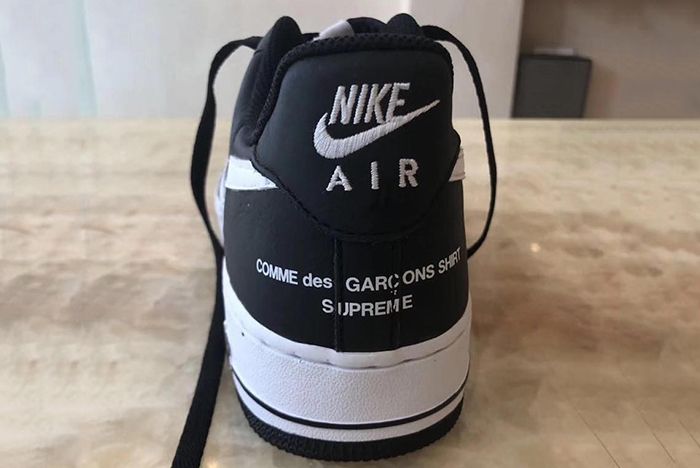 Supreme X Comme Des Garçons X Nike Air Force 1 Low 3 Sneaker Freaker