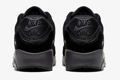 Nike Air Max 90 Black Silver Aj1285 023 Release Date 5 Heel