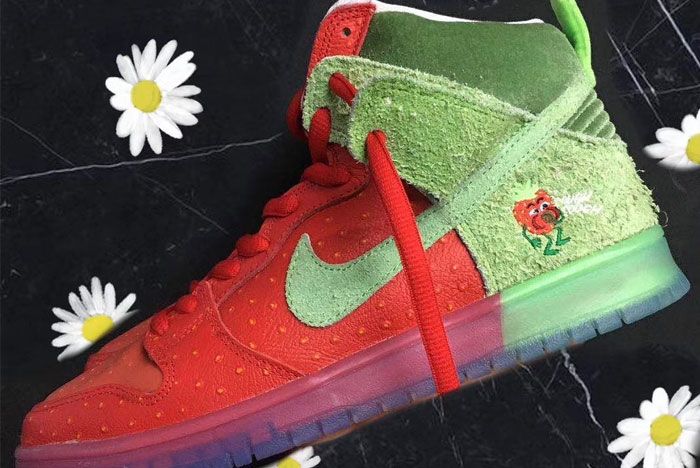 Closer Look: Nike SB Dunk High 'Strawberry Cough' - Sneaker Freaker