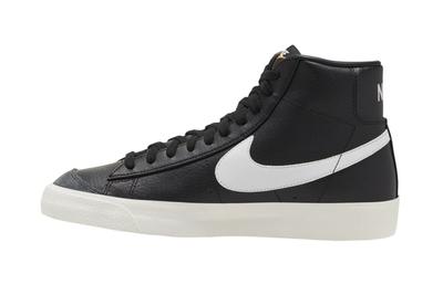 Nike Blazer Mid Black Leather Left