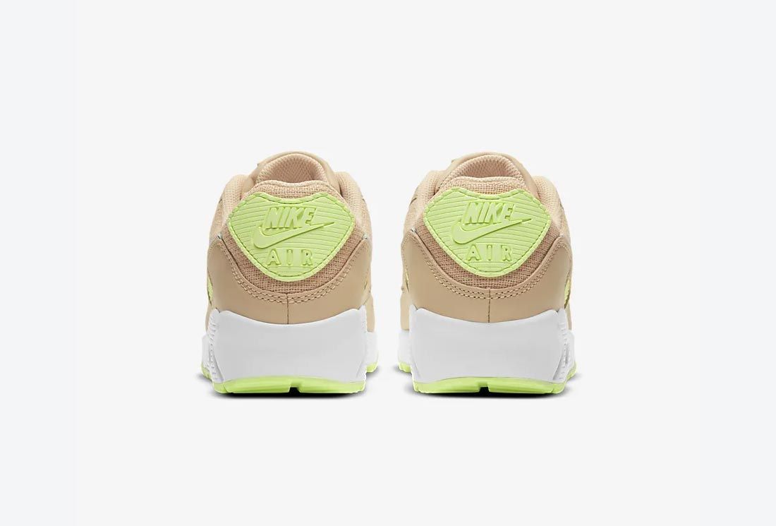 nike air max 90 sesame barely volt