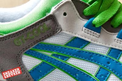 Asics Gt Cool Green White Blue 2 Midfoot Detail 1