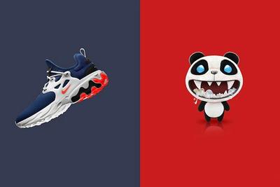Nike Air Presto React Rabid Panda Graphic
