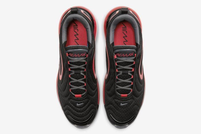 Nike Air Max 720 Black Red Top