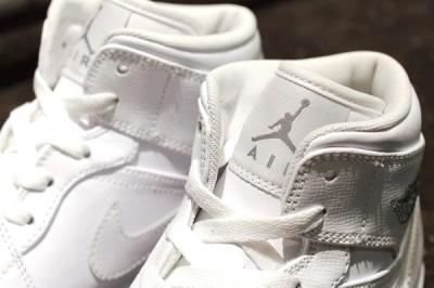 Air Jordan 1 White On White Laces 1