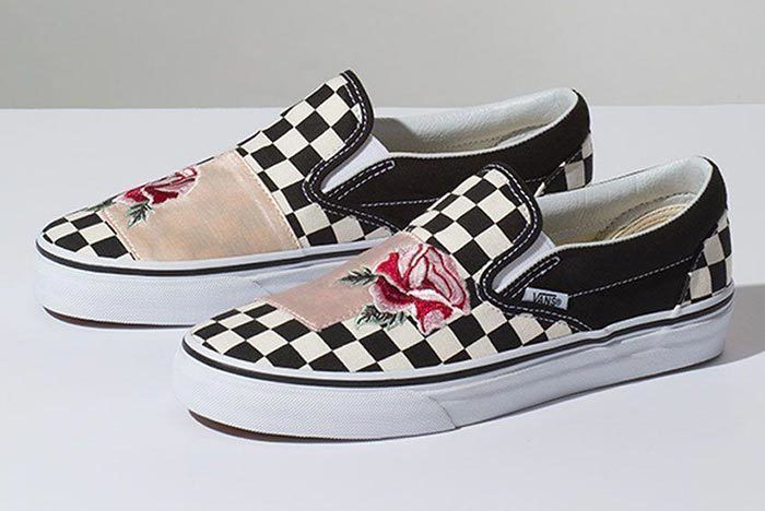 ارز بنجابي المهيدب Vans Slip-On Checkerboard in Full Bloom - Sneaker Freaker ارز بنجابي المهيدب