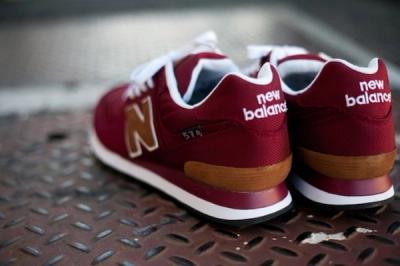 New Balance 574 Backpack Edition Red Heel 1