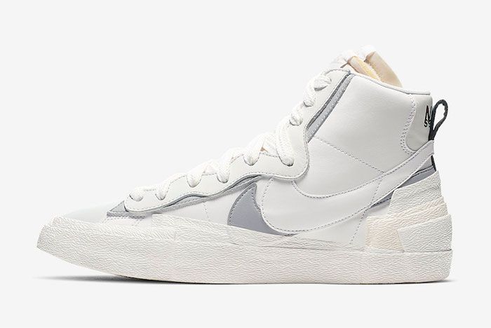 Sacai Nike Blazer Mid White Wolf Grey Release Date