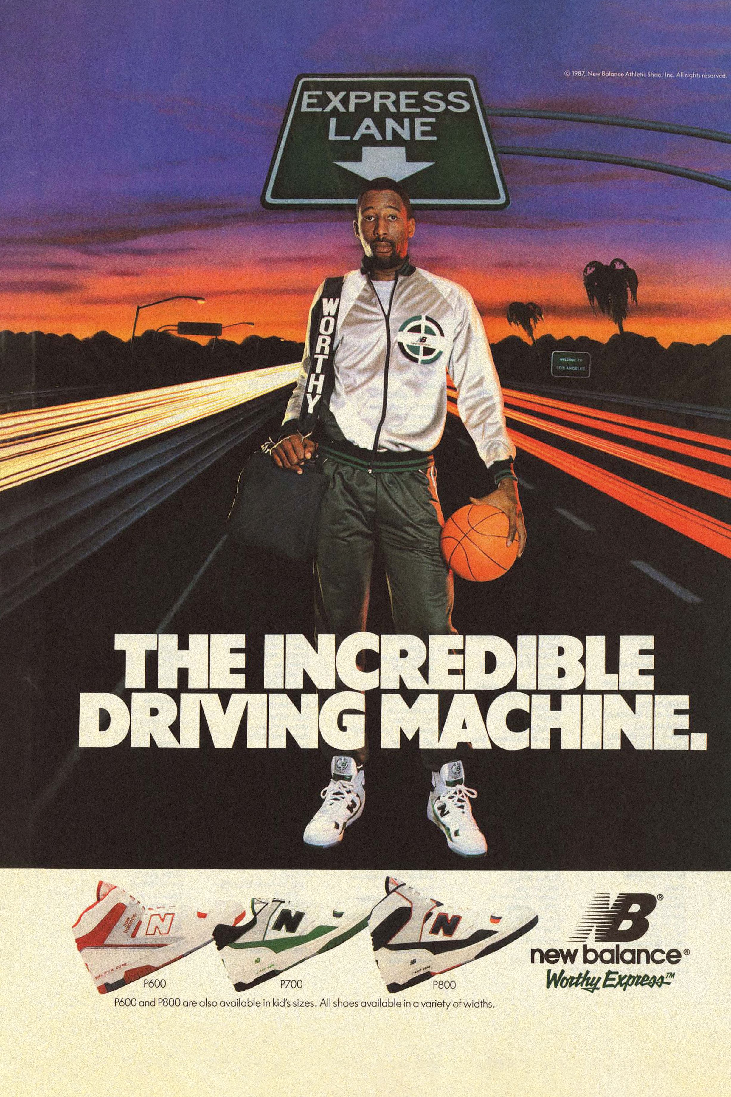 Original James Worthy 650 Poster at