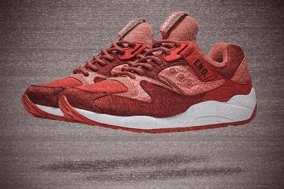 End X Saucony Grid 9000 Red Noise