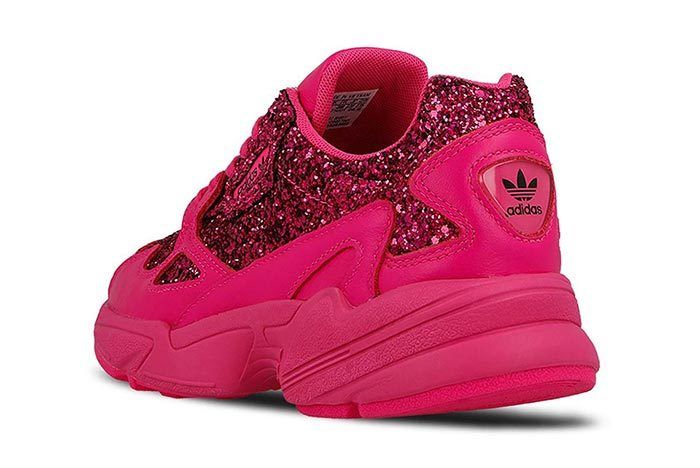 Adidas Falcon Shock Pink Sequins 3