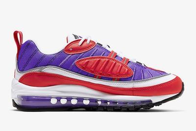Nike Air Max 98 Psychic Purple University Red Ah6799 501 Release Date 2 Side