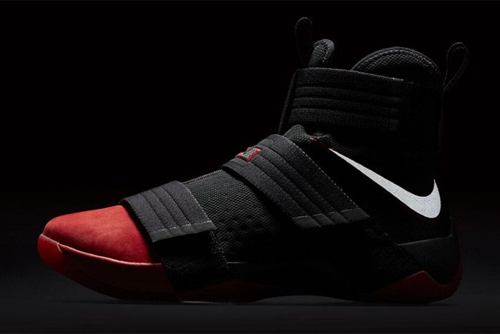 Nike Lebron Zoom Soldier 10 Black Red Bred 1