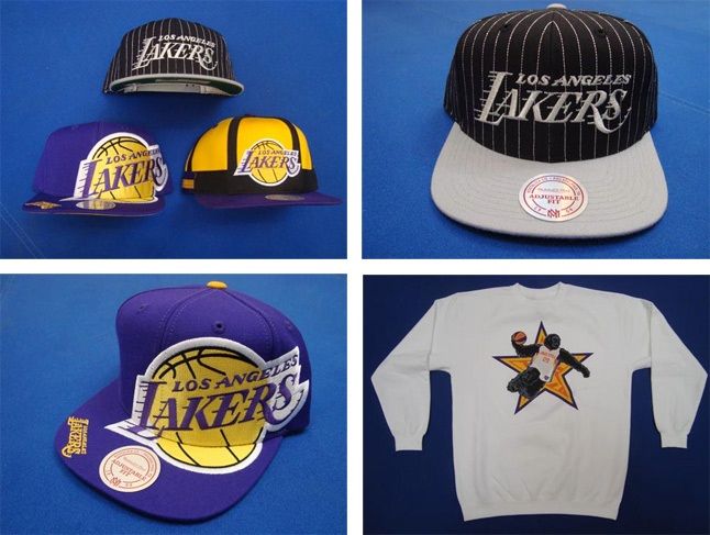 And Still X Mitchell Ness Lakers Snapbacks 1