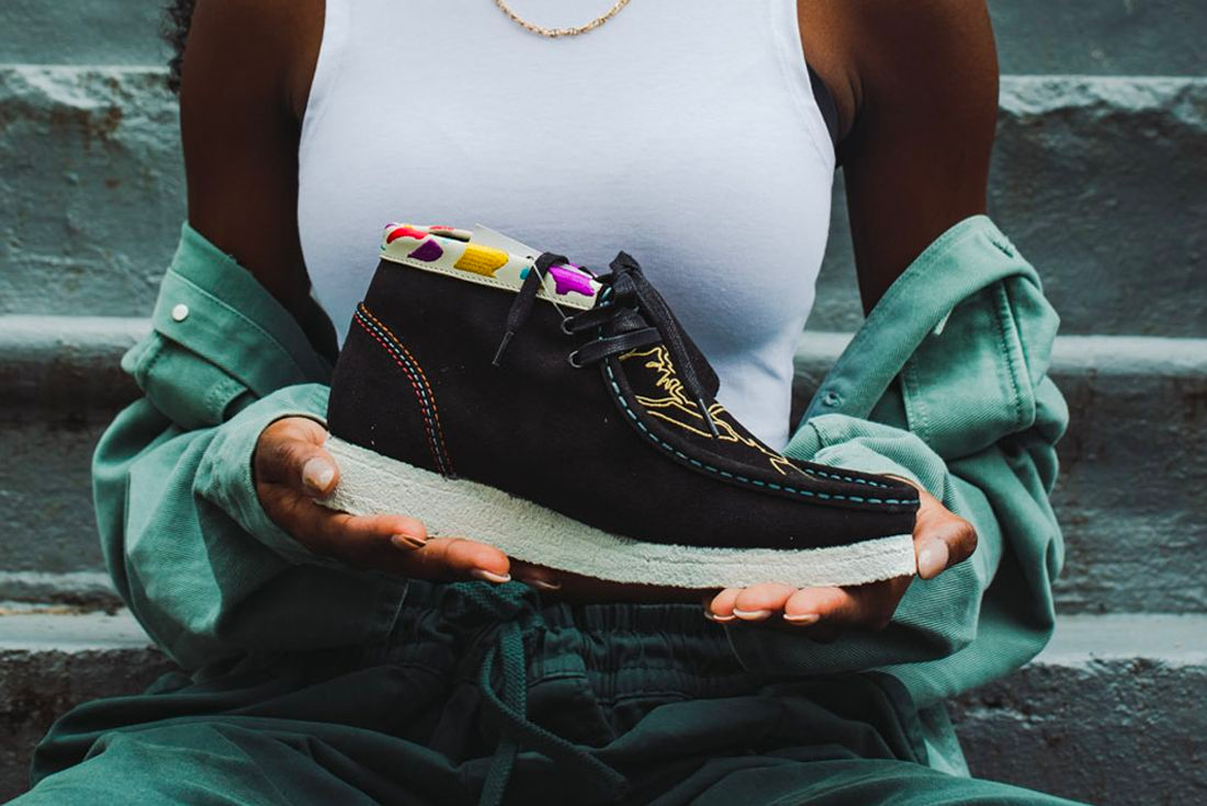Tola Oseni Celebrates the Clarks Wallabee Through ONE School's