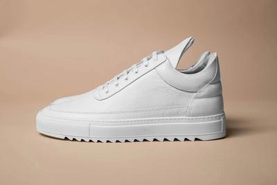Filling Pieces Low Top Thick Ripple White 1