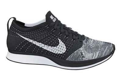 Flyknit Racer Black White