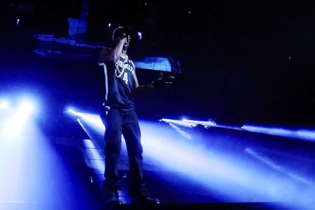 Jay Z Barclays Arena On Stage 1