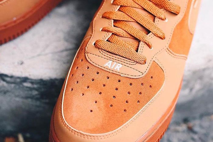 nike air force 1 mid orange