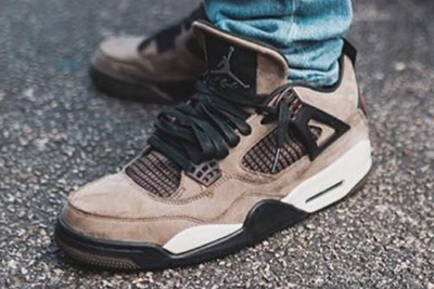 Travis scott jordan 4s olive hotsell