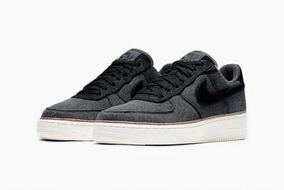 Nike 3 X 1 Air Force 1 Black Front