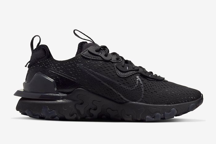 Nike React Vision Black Anthracite Lateral Inside