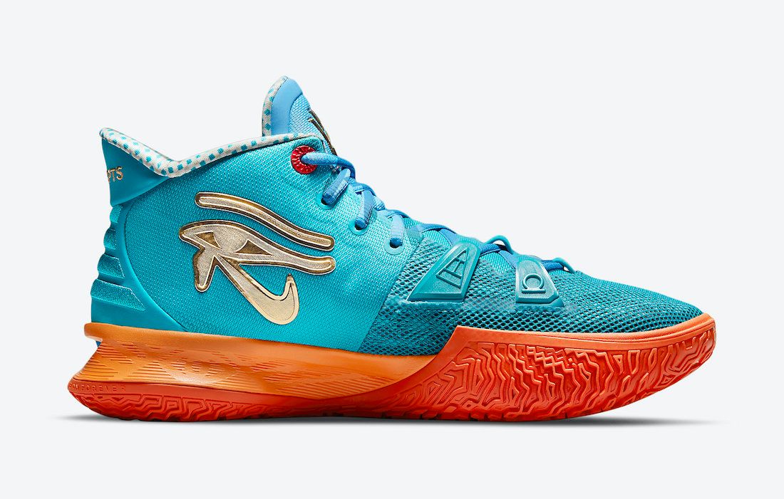 new lebron shoes orange and green - Sb-roscoffShops - Drop Details: The  Concepts x Nike Kyrie 7 'Horus'