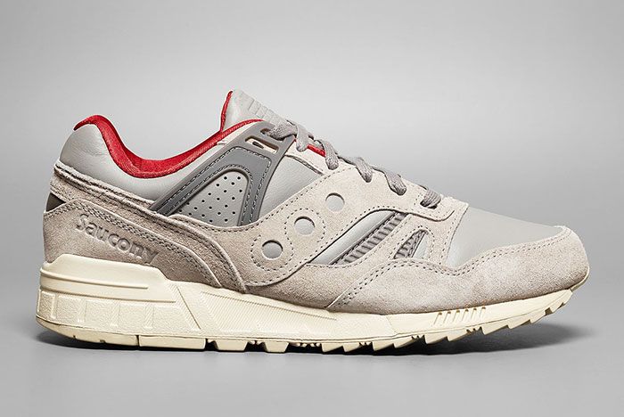 saucony grid sd red grey