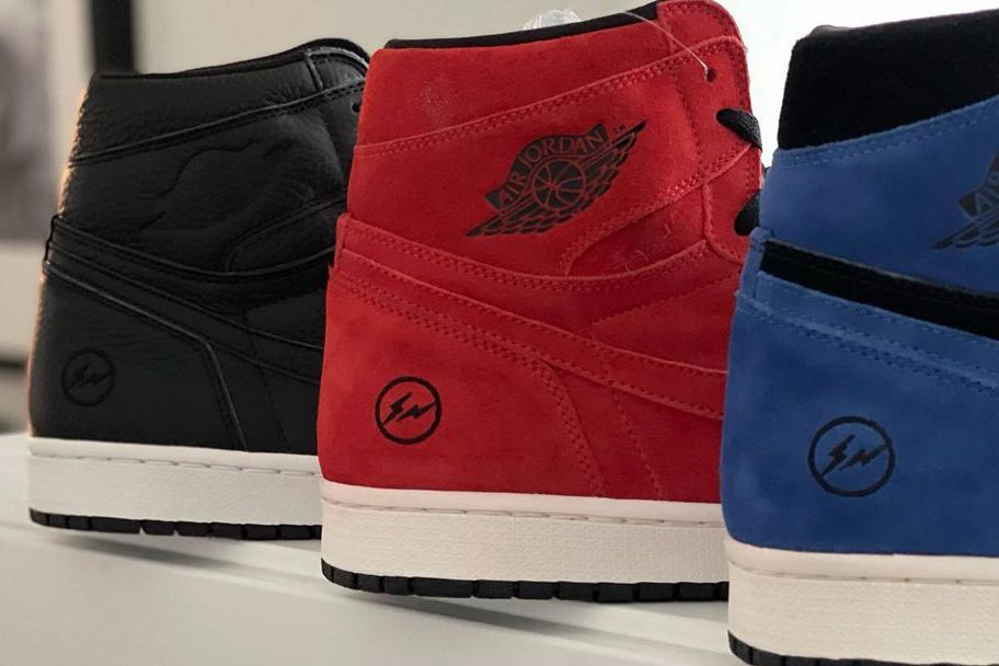 Air jordan 1 fragment red sale