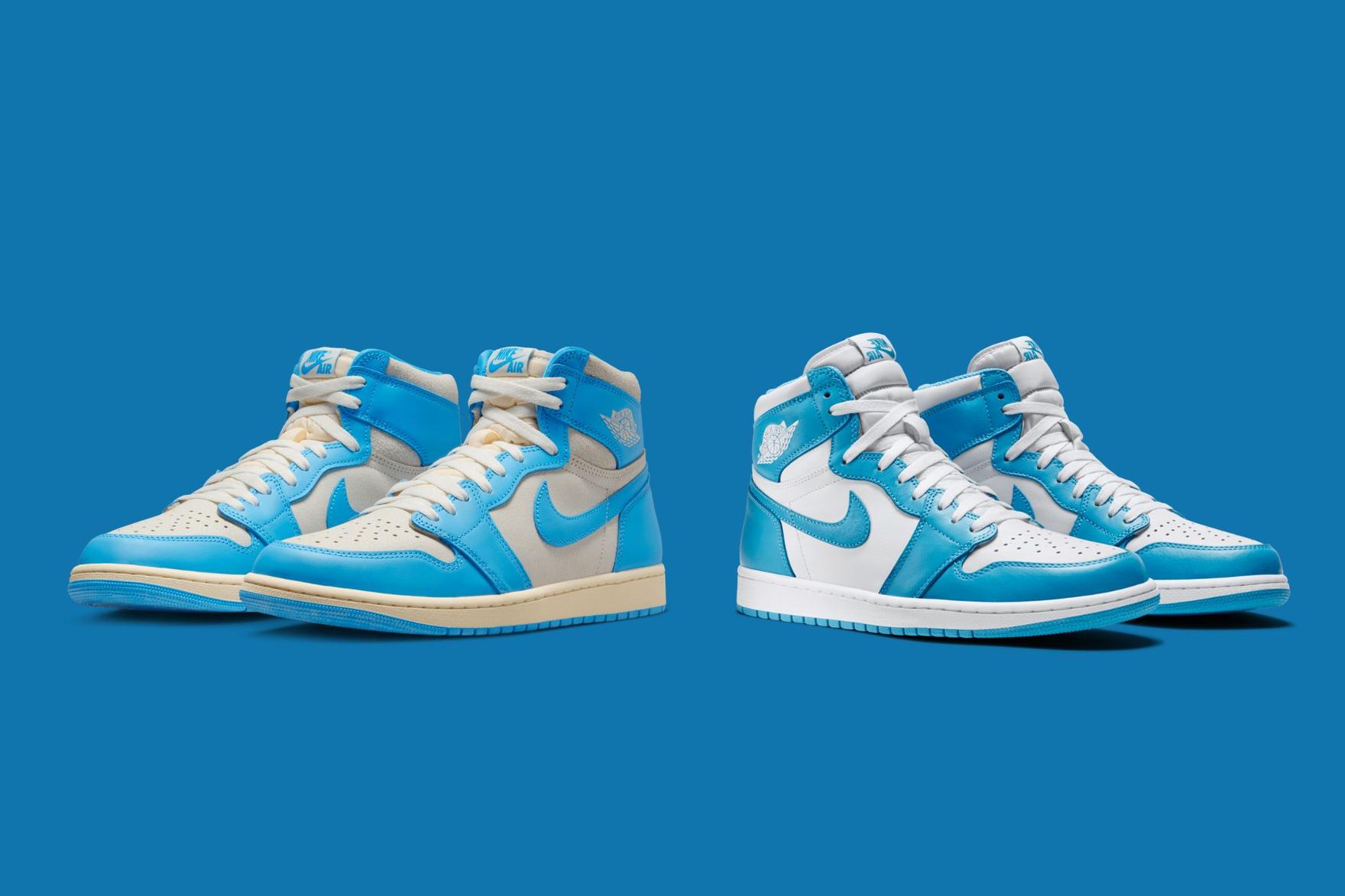 Air Jordan 1 UNC 2025 vs 2015 Sneakers