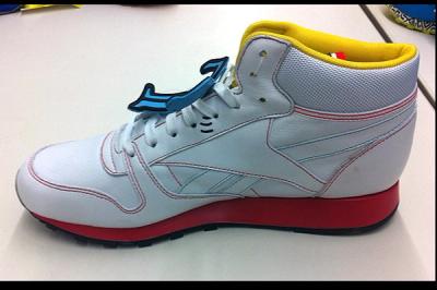 Keith Haring Reebok Cl Leather Mid Lux 12 White Red Inside 1