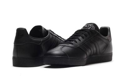 Adidas Gazelle Black Leather 1