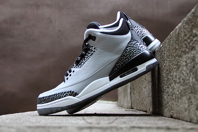 Jordan 3 gray wolf best sale