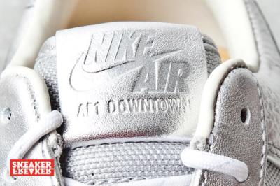 Nike Air Force 1 Downtown Silver 6 2