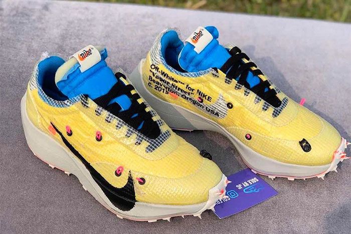 Off White Nike Vapor Street Yellow Preview Right Side View