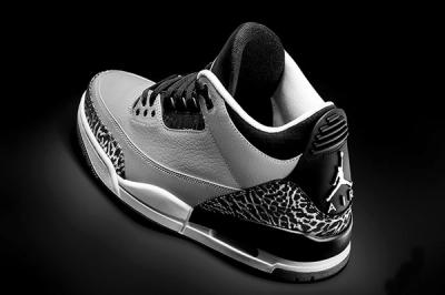 Jordan 3 Wolf Grey Heel