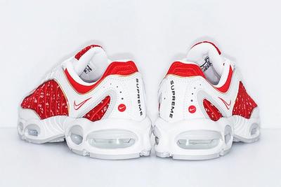 Supreme Nike Air Max Tailwind 4 Red White Release Date Heel