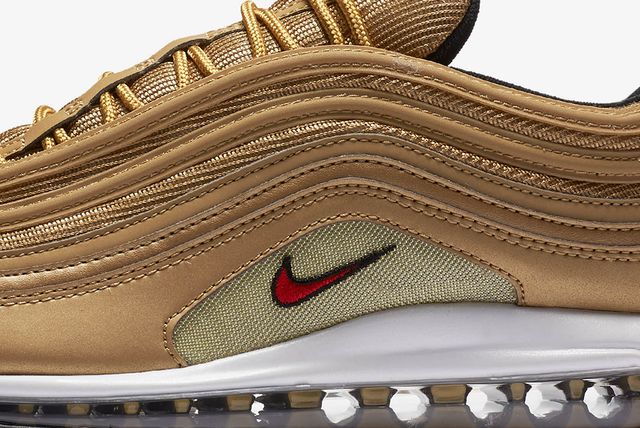 nike air max metallic gold