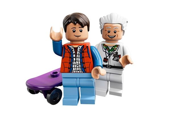 Lego Bttf Delorean Marty Doc