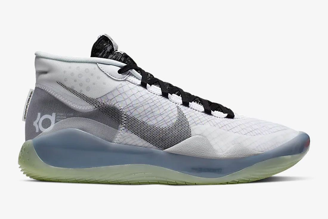 Nike Kd 12 Gear Up Black White Side1
